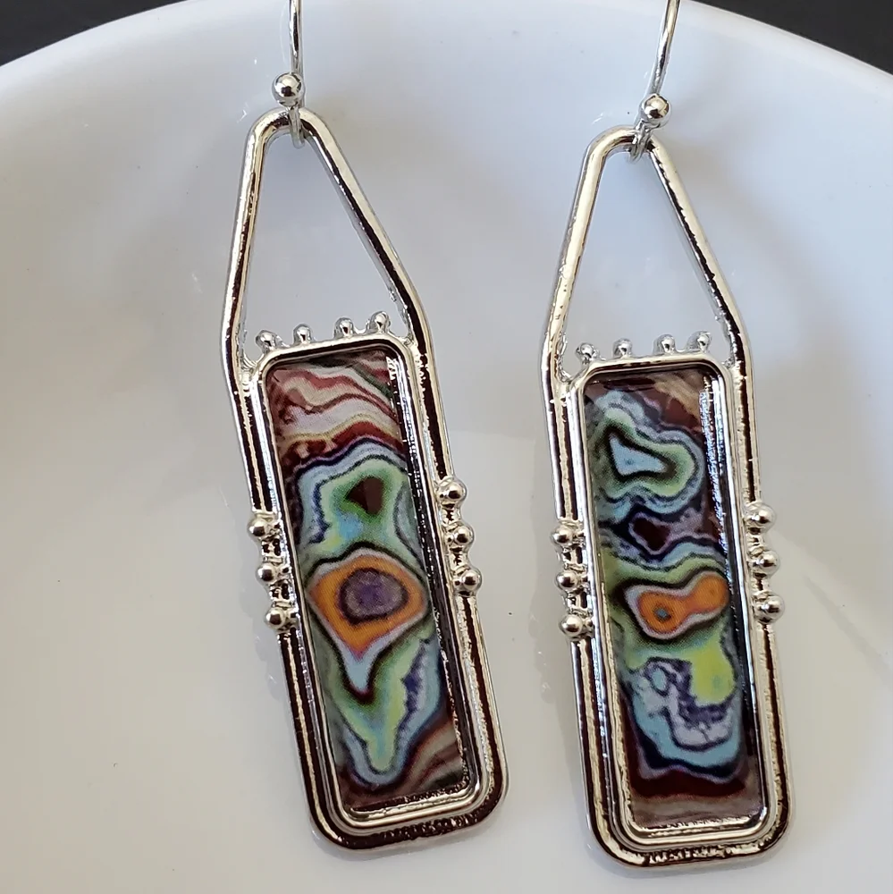 Beautiful Boho Earrings in Silver - Picture 3 of 4